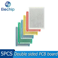 5pcslot pcb double sided board3x7 4x6 5x7cm electronic board 6 colour copper platesoldering boarddiy electronic kit