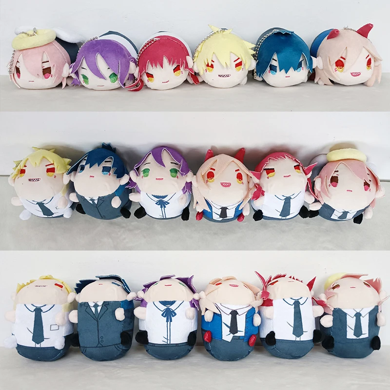 

7cm Anime Chainsaw Man Denji Makima Power Hayakawa Aki Angel Devil Reze Cosplay Cute Plush Stuffed Dolls Toys Pendant