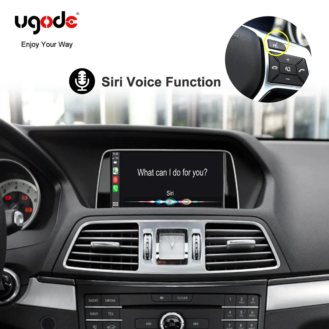 Ugode Wireless Wired CarPlay Android Auto Decoder Box MirrorLink AirPlay for Mercedes Benz V-Class W447 Vito NTG5.0 2014-2018​ (art.: 3920ce997ee44) - 3920ce997ee44