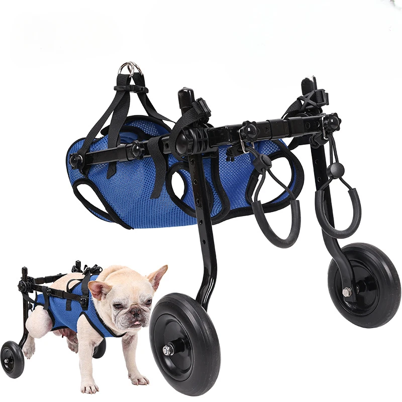 

Disabled Rehabilitation Pet Hind Wheelchair Dog Limb Mobility Cat Dog Light Hind Legs Walk Aid Trolley Pet Adjustable Leg Tools