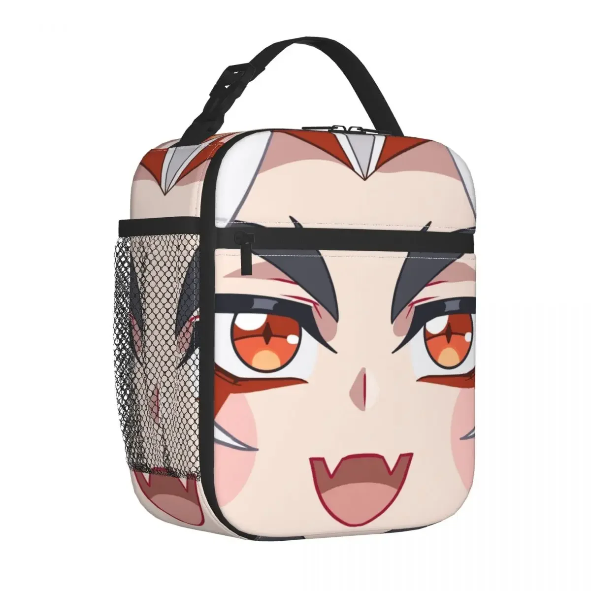 Противоударная изолированная сумка для ланча от двигателя Genshin большая