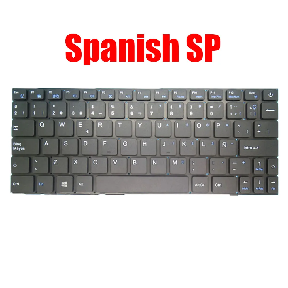 

Spanish SP Laptop Keyboard XK-HS058 MB2621002 Black Without Frame New