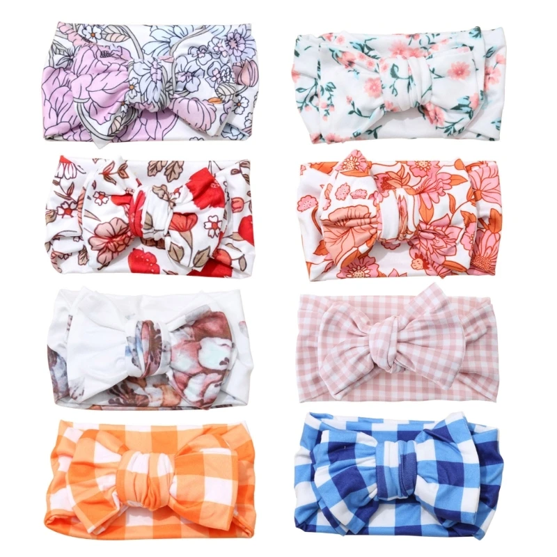 

Toddler Headband Elastic Hair Bows Wide Hair Bands for Baby Unisex Child Headdress Skin Friendly Girls Spring Headpiece