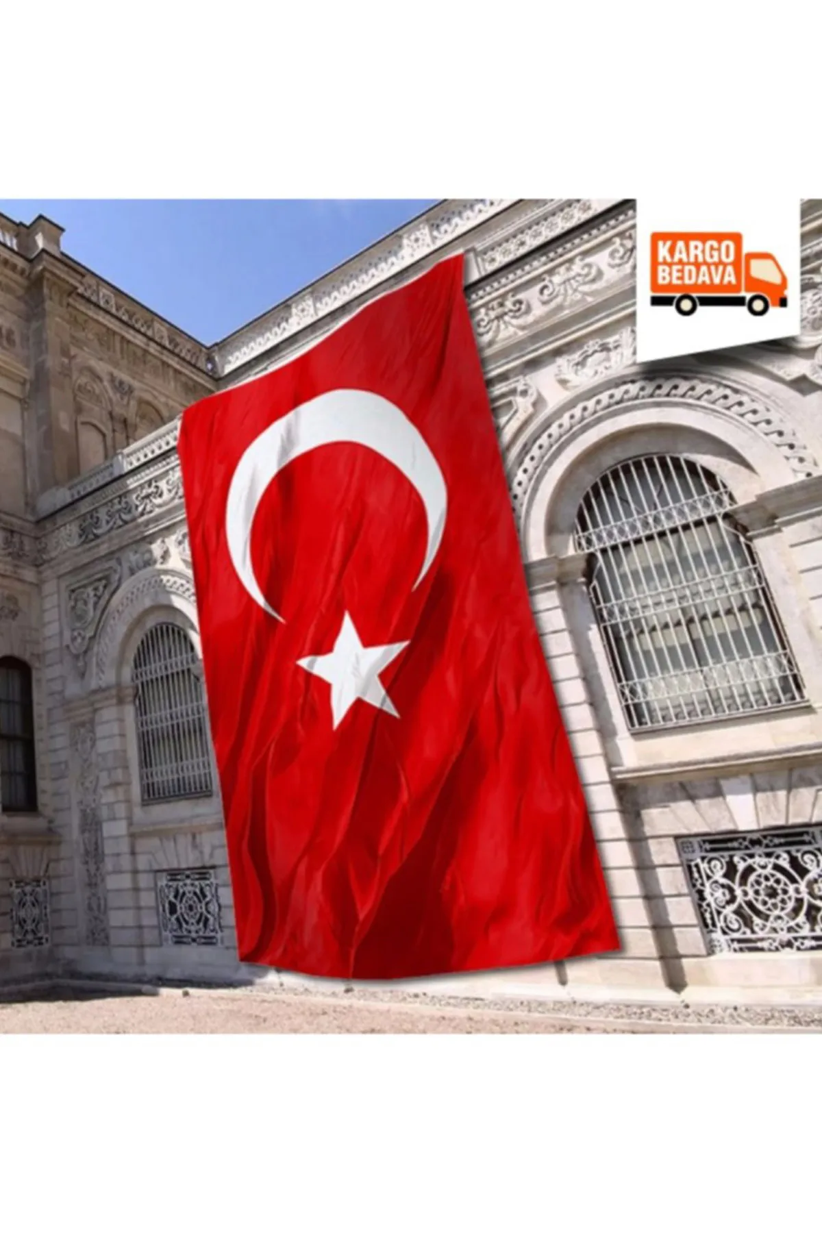 

Turkish flag 400x600 cm Parachute Fabric