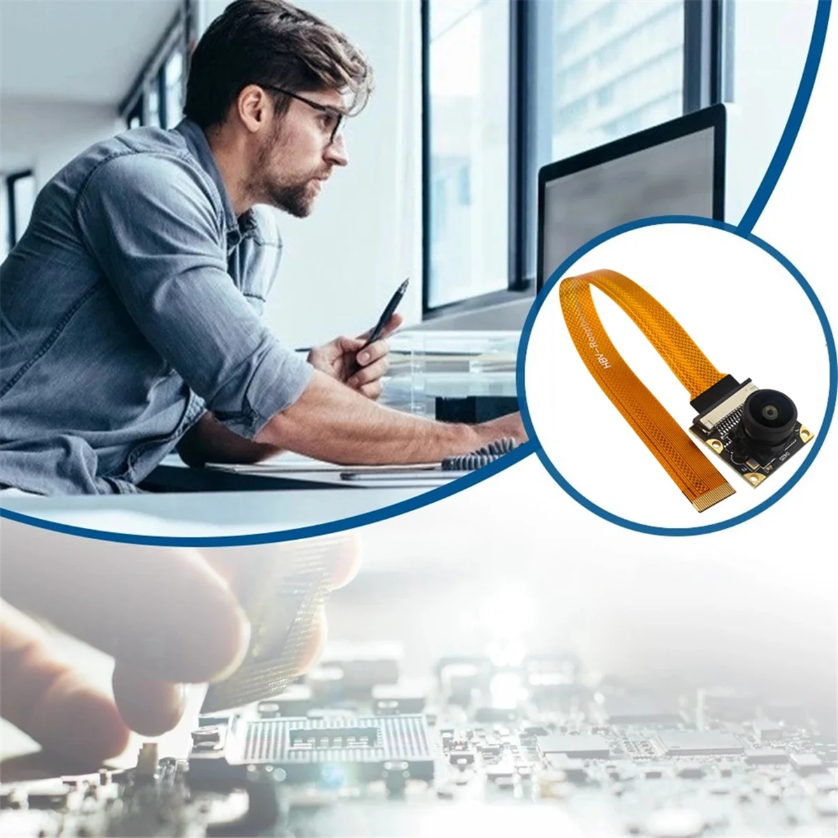 Модуль камеры 8 МП для Raspberry Pi 5 IMX219 Угол обзора 160 градусов Камера интерфейса CSI