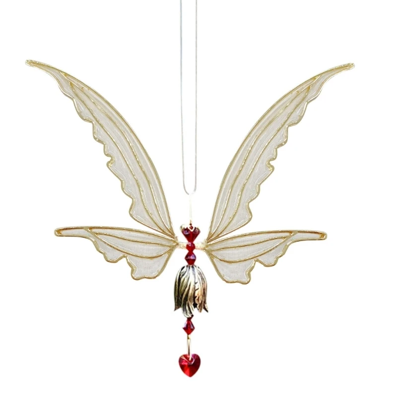 

Creative Fairy Wind Chime Wing Windchime Charm Art Crafts Present