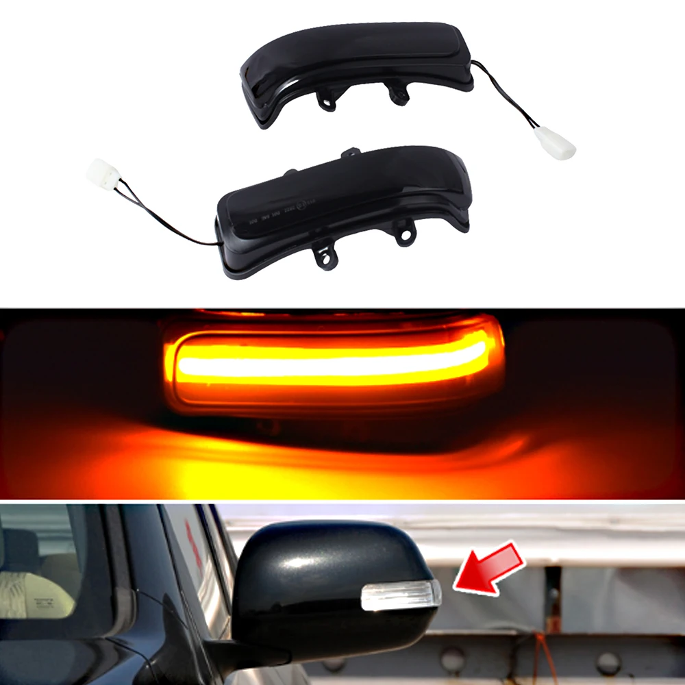 

2pcs Side Mirror LED Dynamic Turn Signal Light Sequential For Toyota RAV4 XA30 facelift 2009 2010 2011 2012