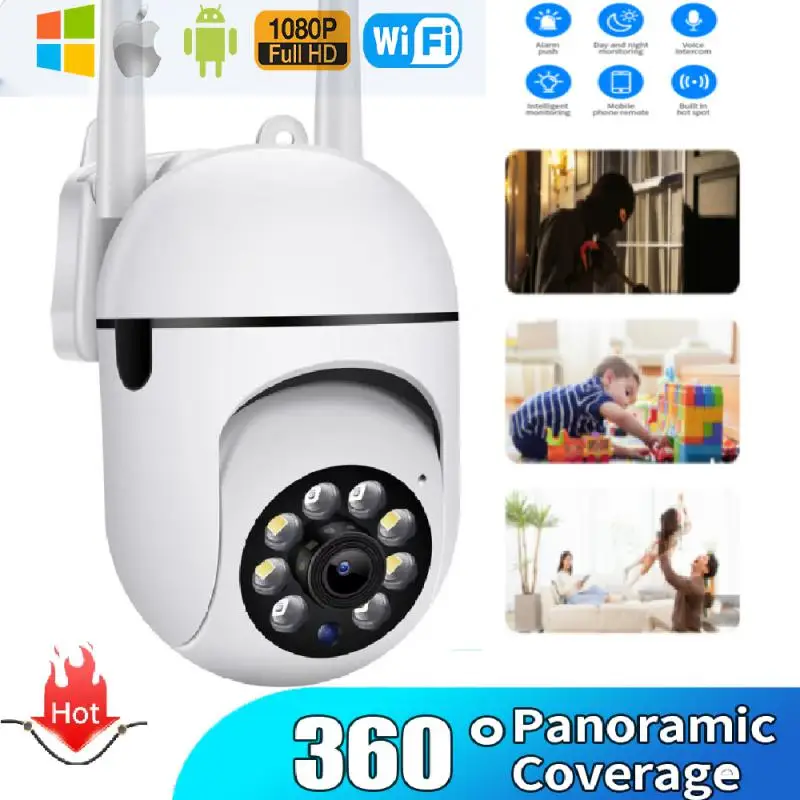 

IP-камера наружная беспроводная водонепроницаемая с Wi-Fi, 1080P