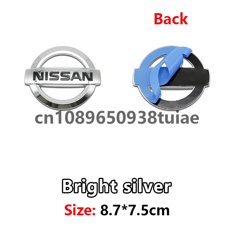 

1 шт. передняя и задняя наклейка с логотипом для Nissan Qashqai X-Trail Kicks Navara Juke Leaf Micra Patrol Maxima Murano ulsar Altima