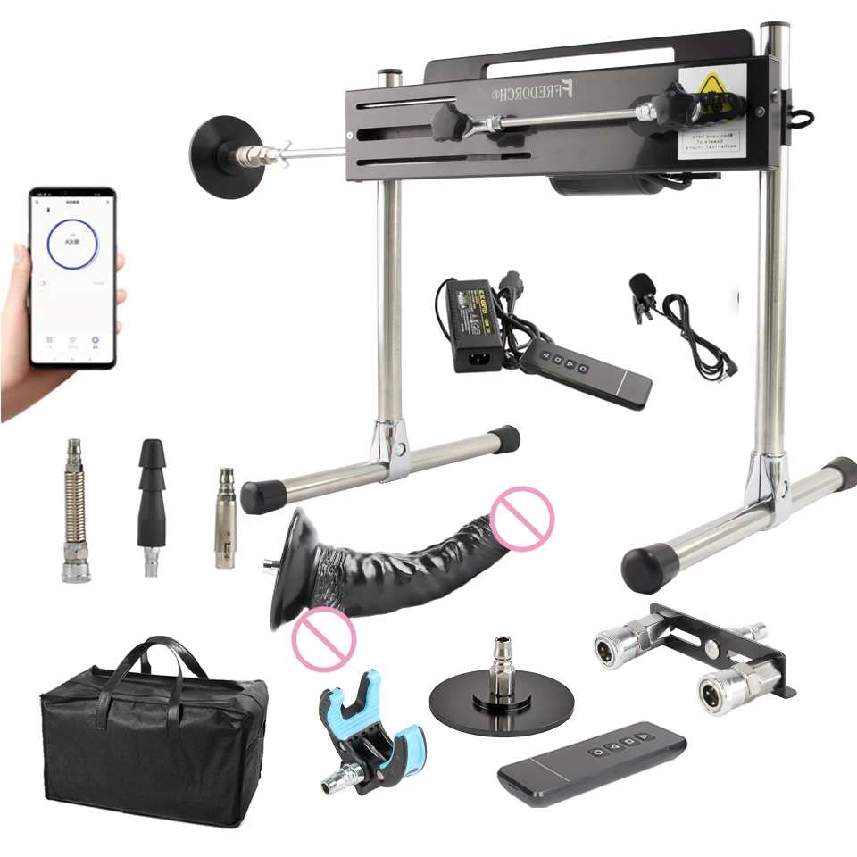 Автоматический секс-пулемет с управлением через приложение, фаллоимитатор, игрушки-насадки, секс-машина, вибратор, секс-любовь, пулемет для мастурбации