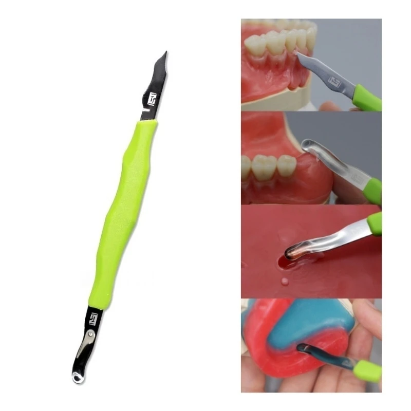 Фото 1 шт. Стоматологический многофункциональный двусторонний нож для моделирования воска, ложка для воска, двусторонний нож для обрезки и моделирования воска №1