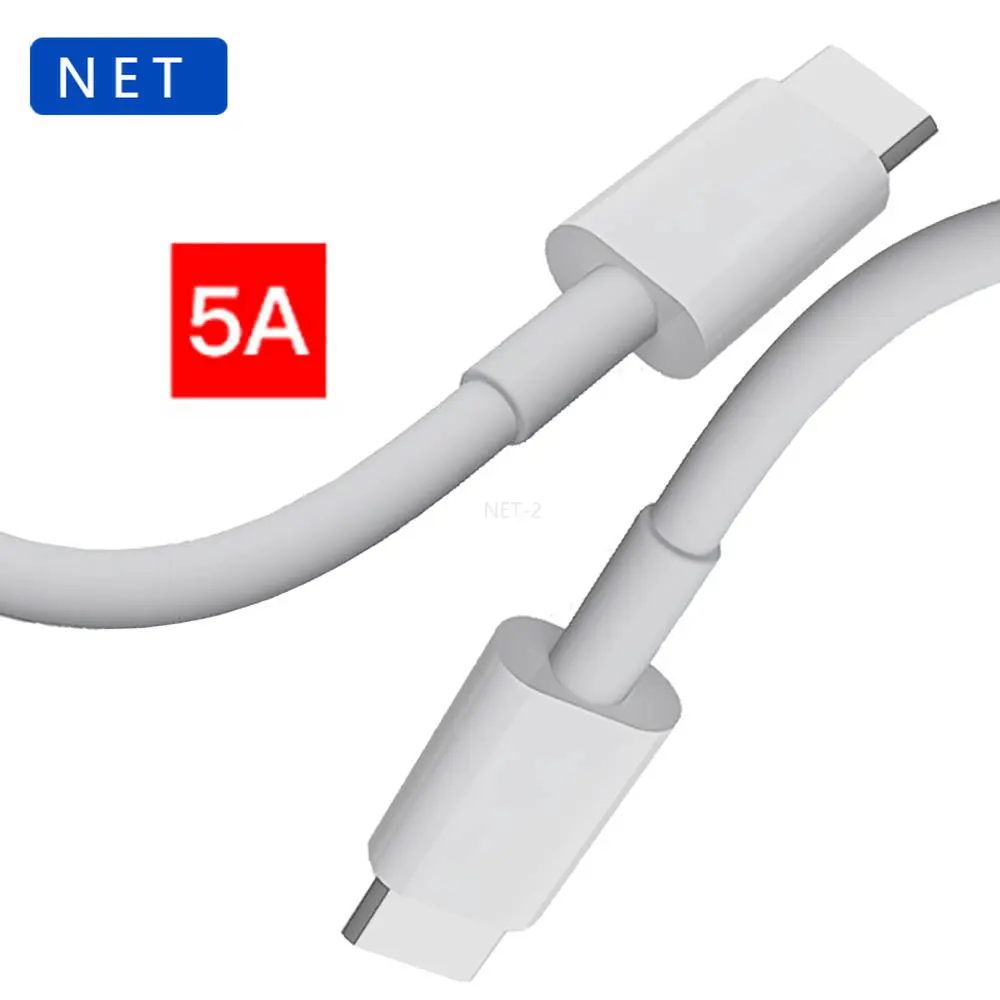 

Type-C USB C Data Cable PD 5A Fast Charging For MacBook Pro Charging Cable Huawei P30 P40 Pro Xiaomi 12 11 Pro Oneplus Realme