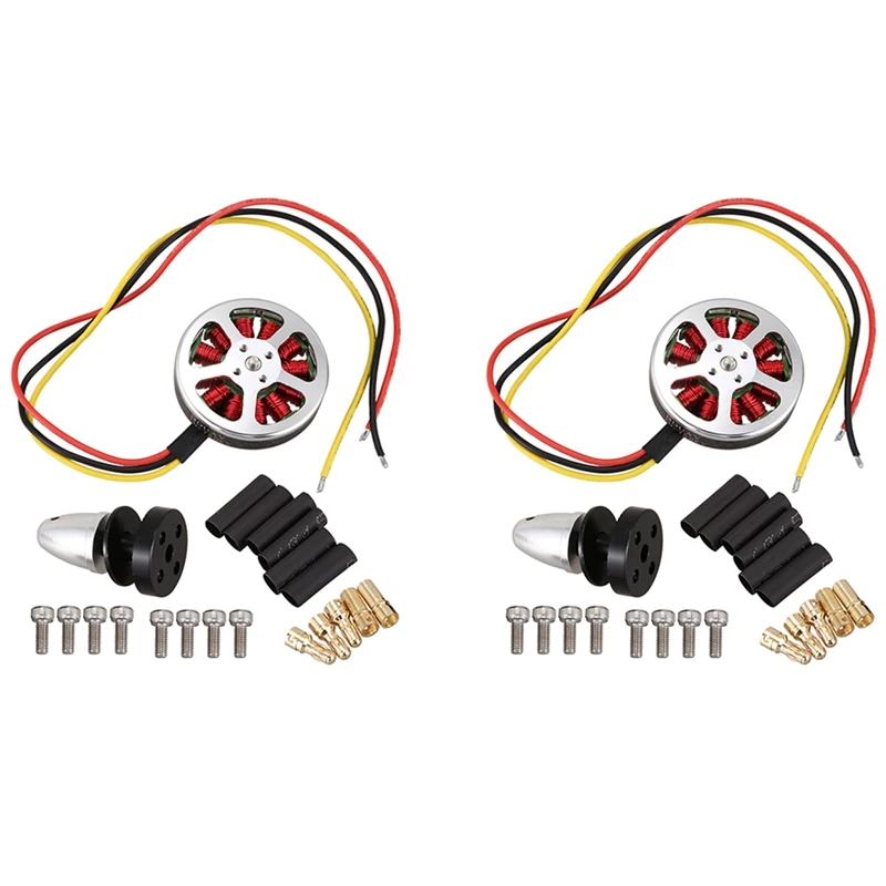 

2X 5010 750KV High Torque Brushless Motors For Multi Copter Quad Copter Multi-Axis Aircraft-B