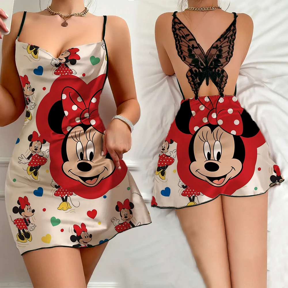 Новинка 2024 пикантная Пижама с узором женское платье для дома Новые