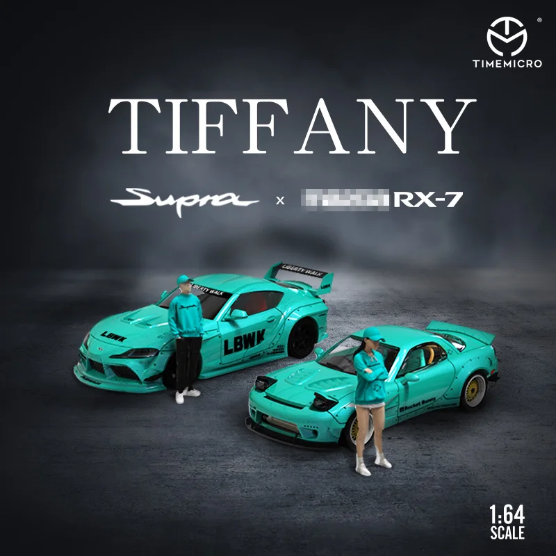 

TIME TM Tiffany 1:64 Speedmaster Supra Bull Demon King LBWK Wide Body RX-7 Rocket Rabbit Car Model Collection Ornament Gift