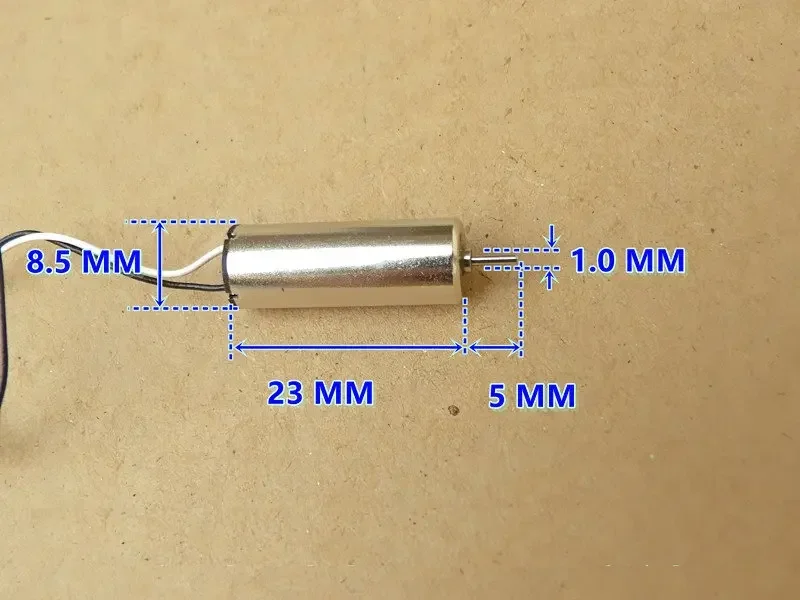 100 шт. 3 7 В 40000 об/мин 8 5*23 мм микро бессердечный двигатель с пластиковой шестерней