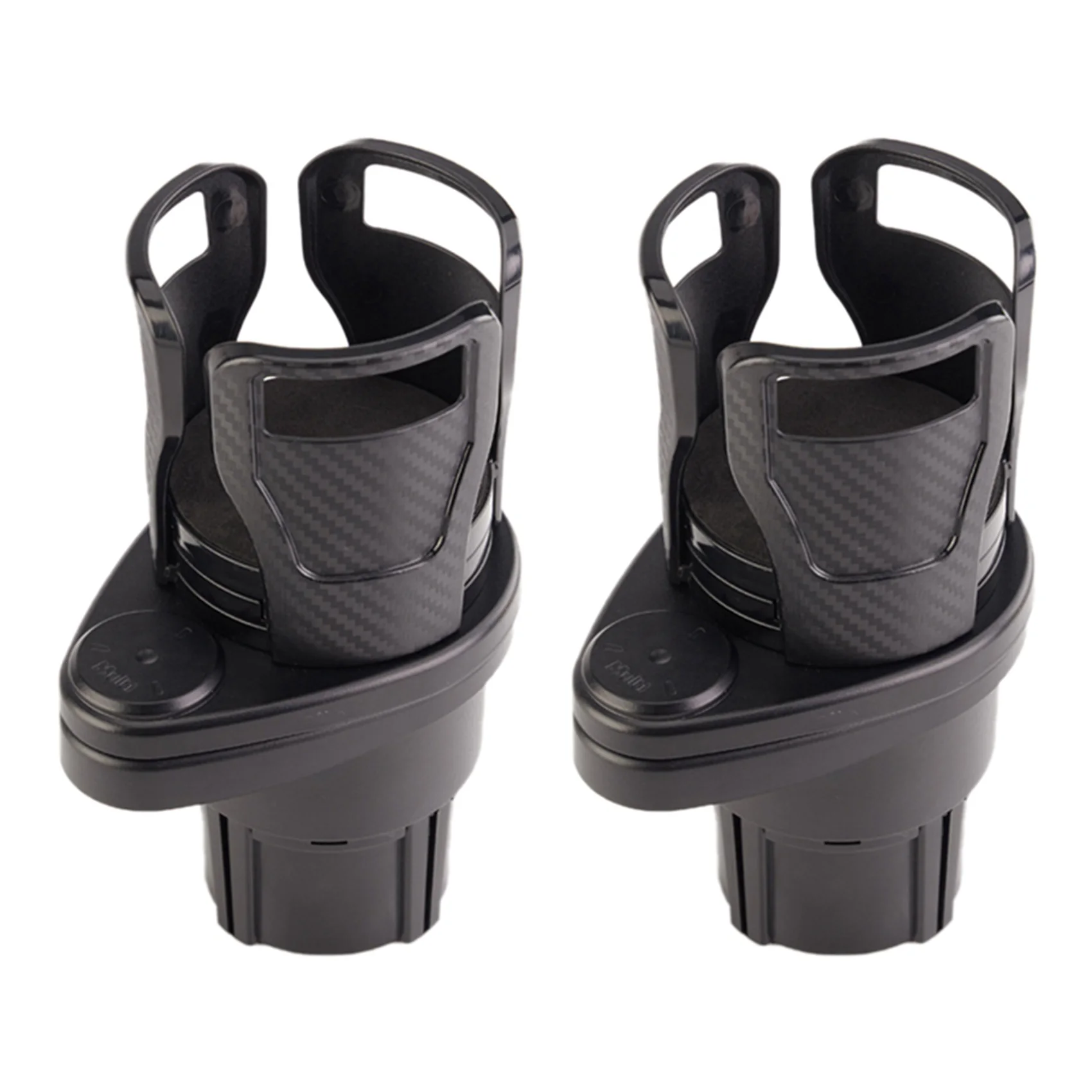 

2 шт., многофункциональный нескользящий подстаканник 2 в 1 из углеродного волокна