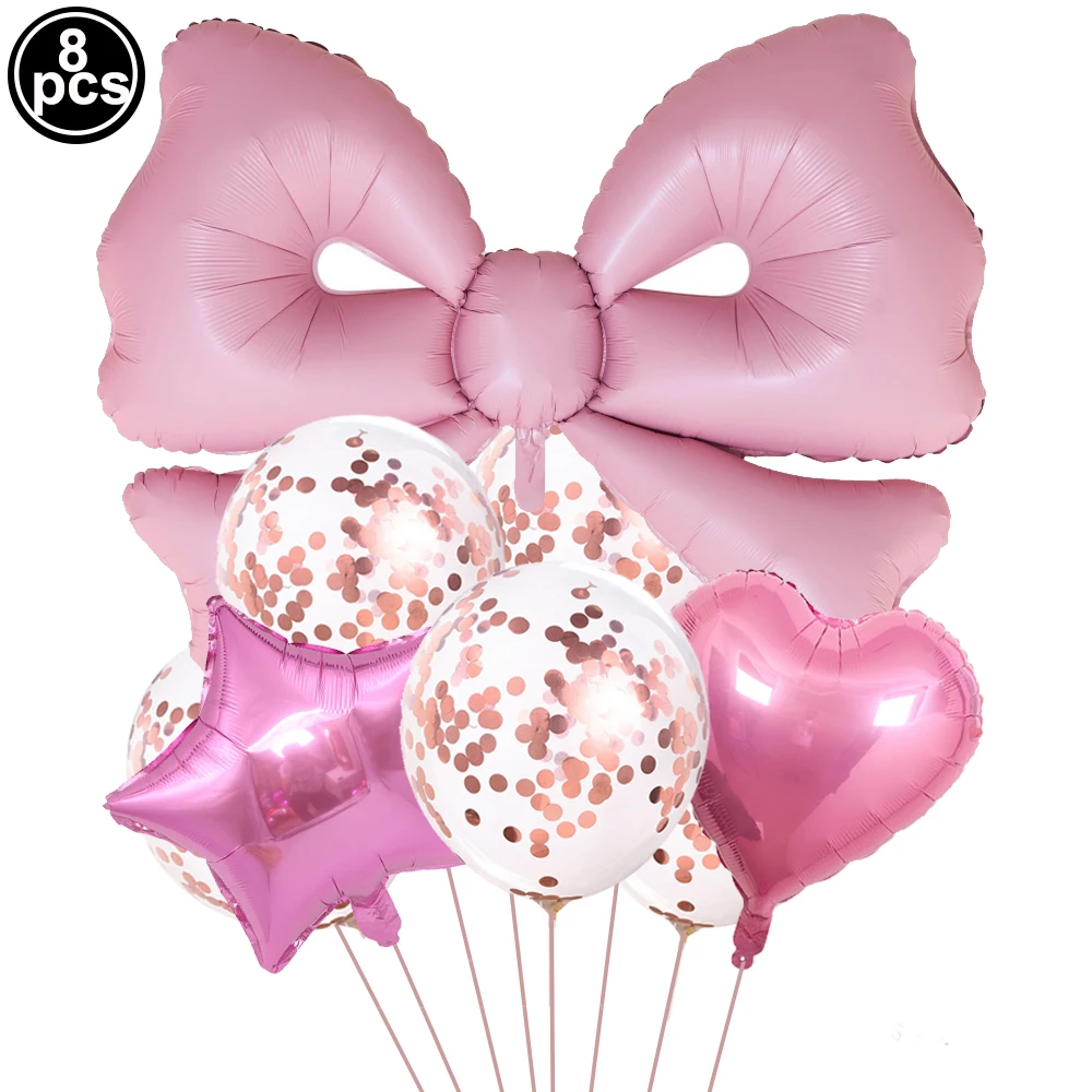 

Розовый бант, подвесной декор для девочки