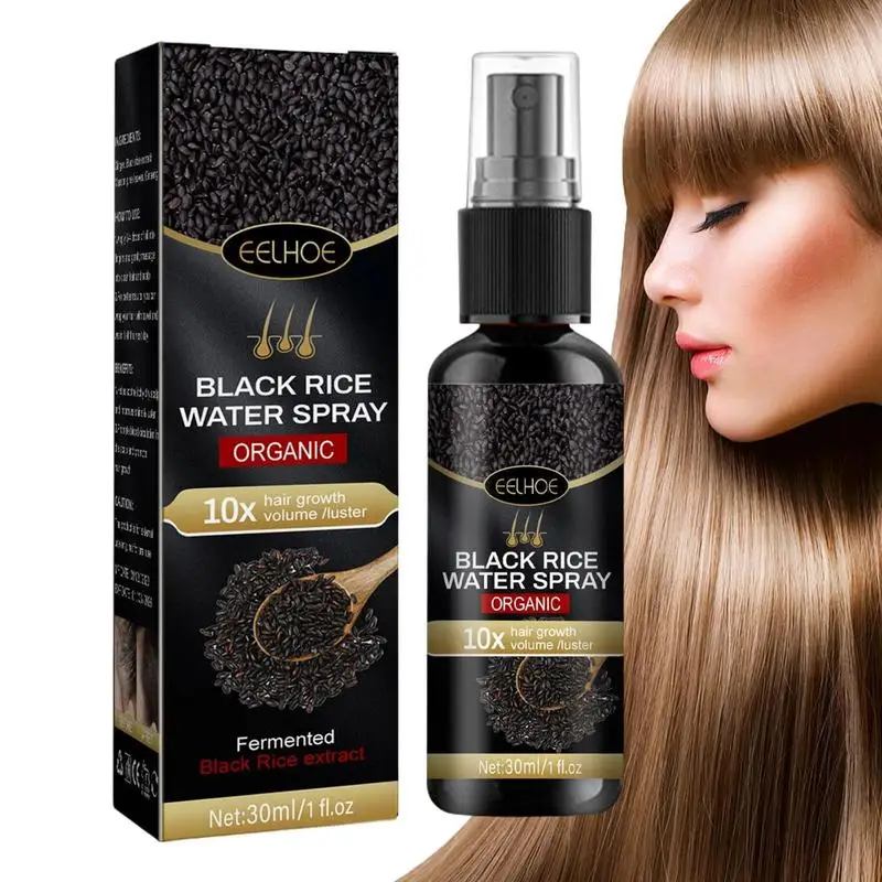 30ml Hair Growth Essence For Thicker Hair Organic Anti Hair Loss Fermented Rice Extract For Hair Growth