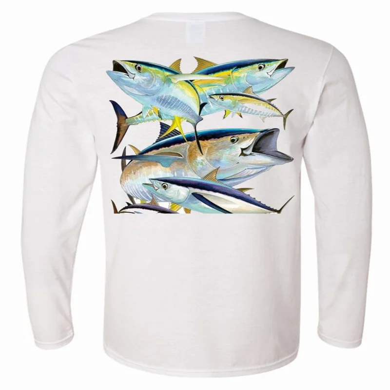 Недорогие мужские рубашки Upf 50 + с защитой от УФ-лучей и длинными рукавами для