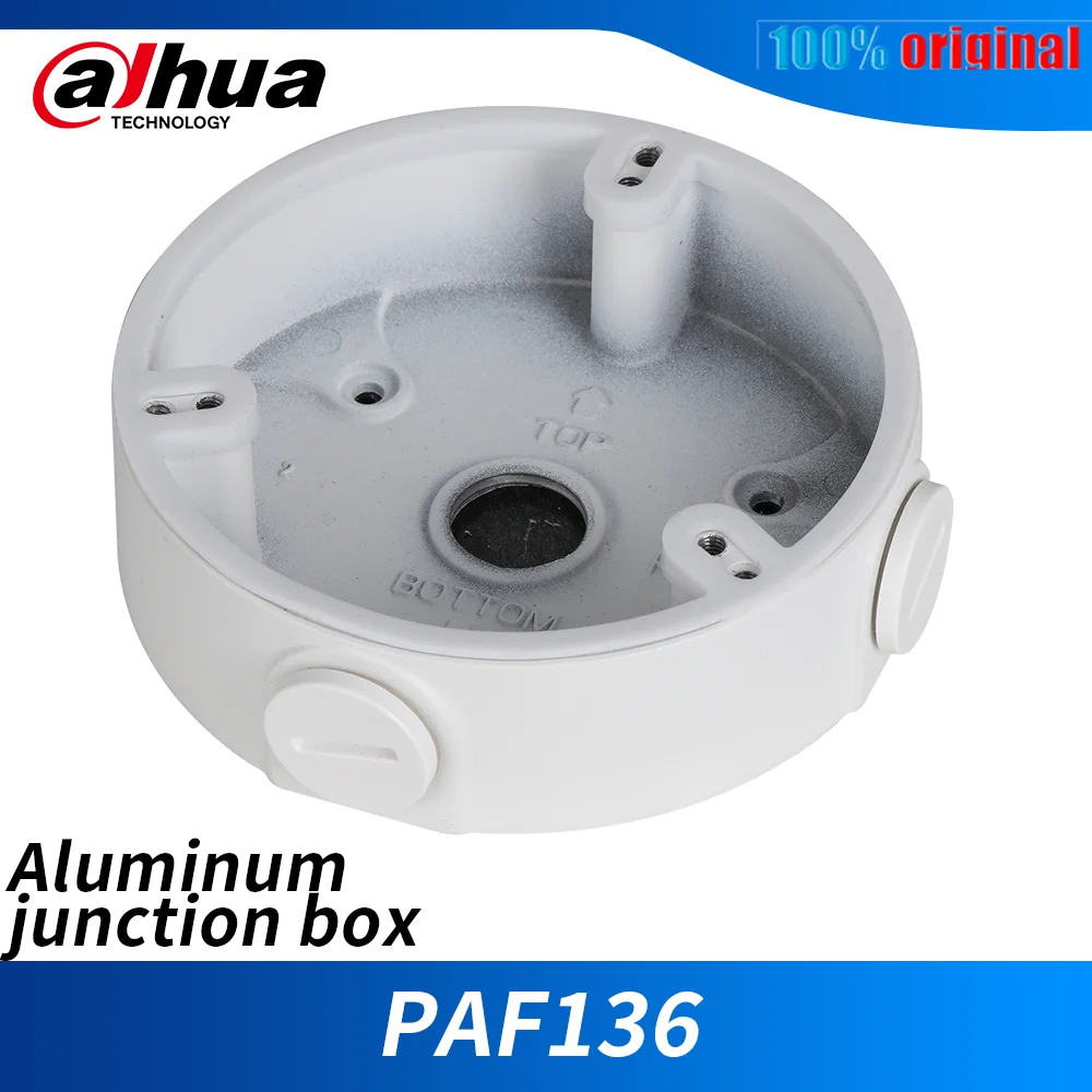 

Dahua IP Camera Waterproof Junction Box PFA136 Bracket DH-PFA136 For Mini Dome Camera IPC-HDBW2831E-S-S2&IPC-HDBW2431E-S-S2