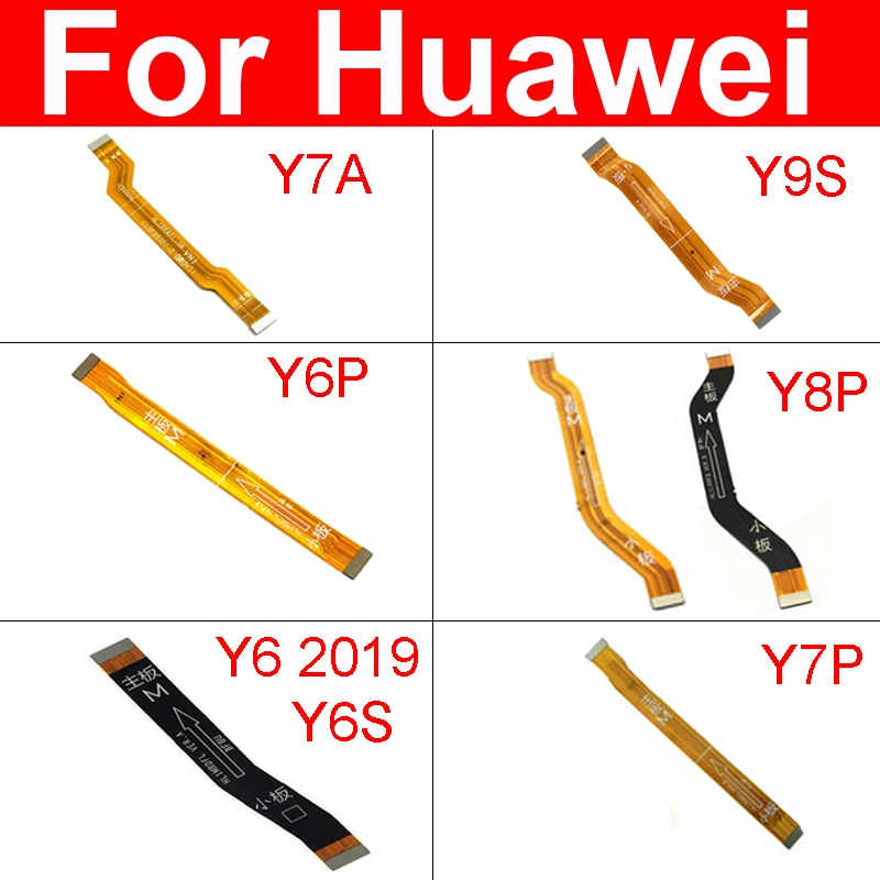 

Материнская плата с ЖК-дисплеем, гибкий кабель для Huawei Y6P, Y6S, Y6 2019, Y7A, Y7P, Y8P, Y8S, Y9S, Y9A, гибкая лента, запасные части