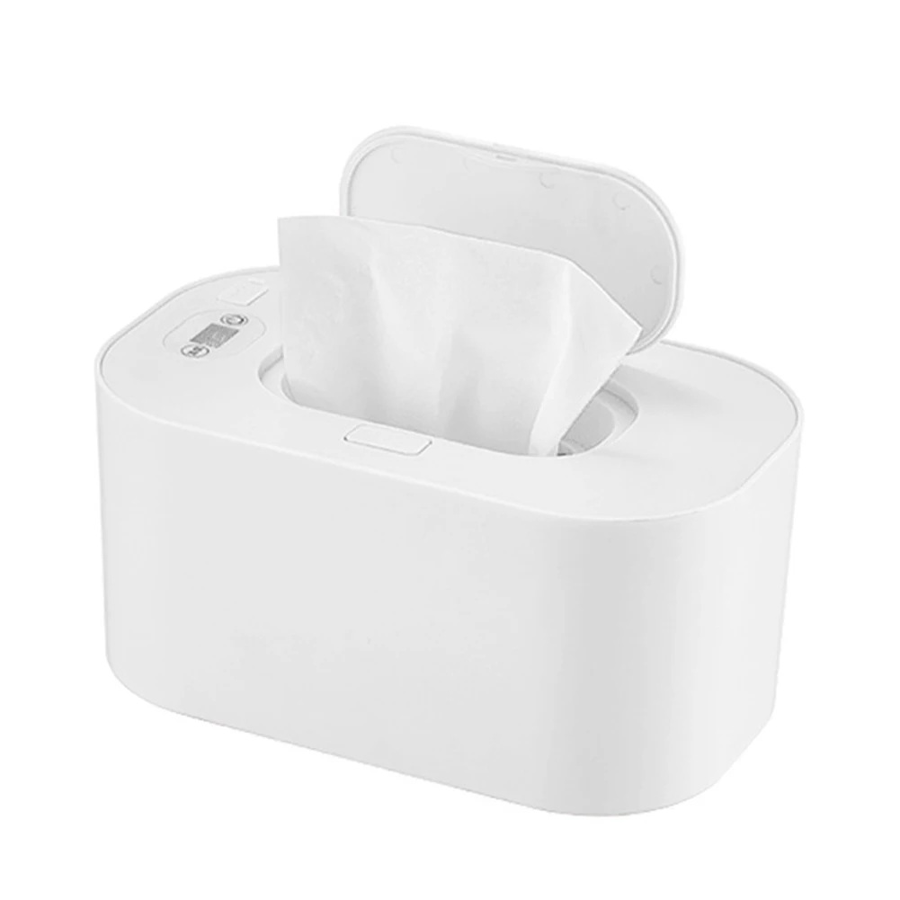 

Practical Tissue Warmer Heating Tissue Box Wet Towel Dispenser Napkin Heating Box Intelligent Constant Temperature
