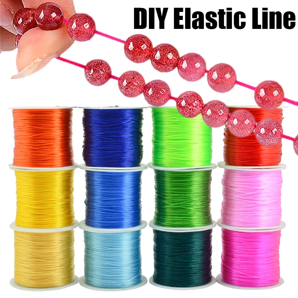 

10M/Roll Crystal Elastic Line 1mm Beading Cord Bracelets Stretch String For DIY Necklace Jewelry Making Cords Line Accessories
