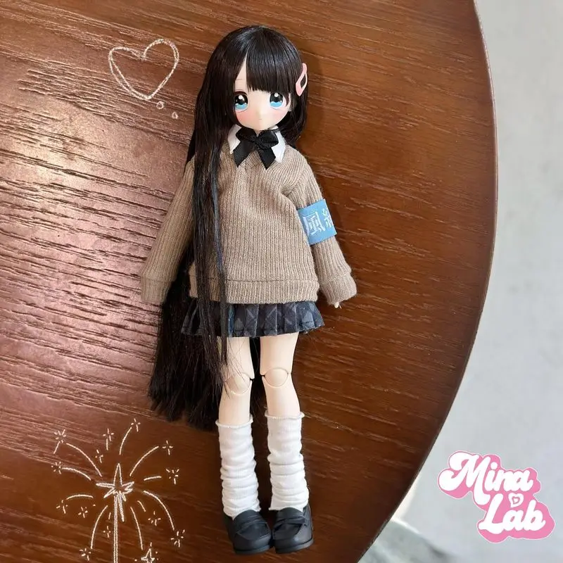 Фото Оригинальная фигурка Miralab BJD, серия Blind Box, масштаб 1/6, «Не трогай мои чёлки», таинственная коробка-сюрприз, трендовая коллекционная модель, кукла-игрушка №5