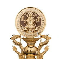 decorative mirror decoration copper gilded tantric dharma vessel maha cundi bodhisattva statue copper mirror tibetan buddhism