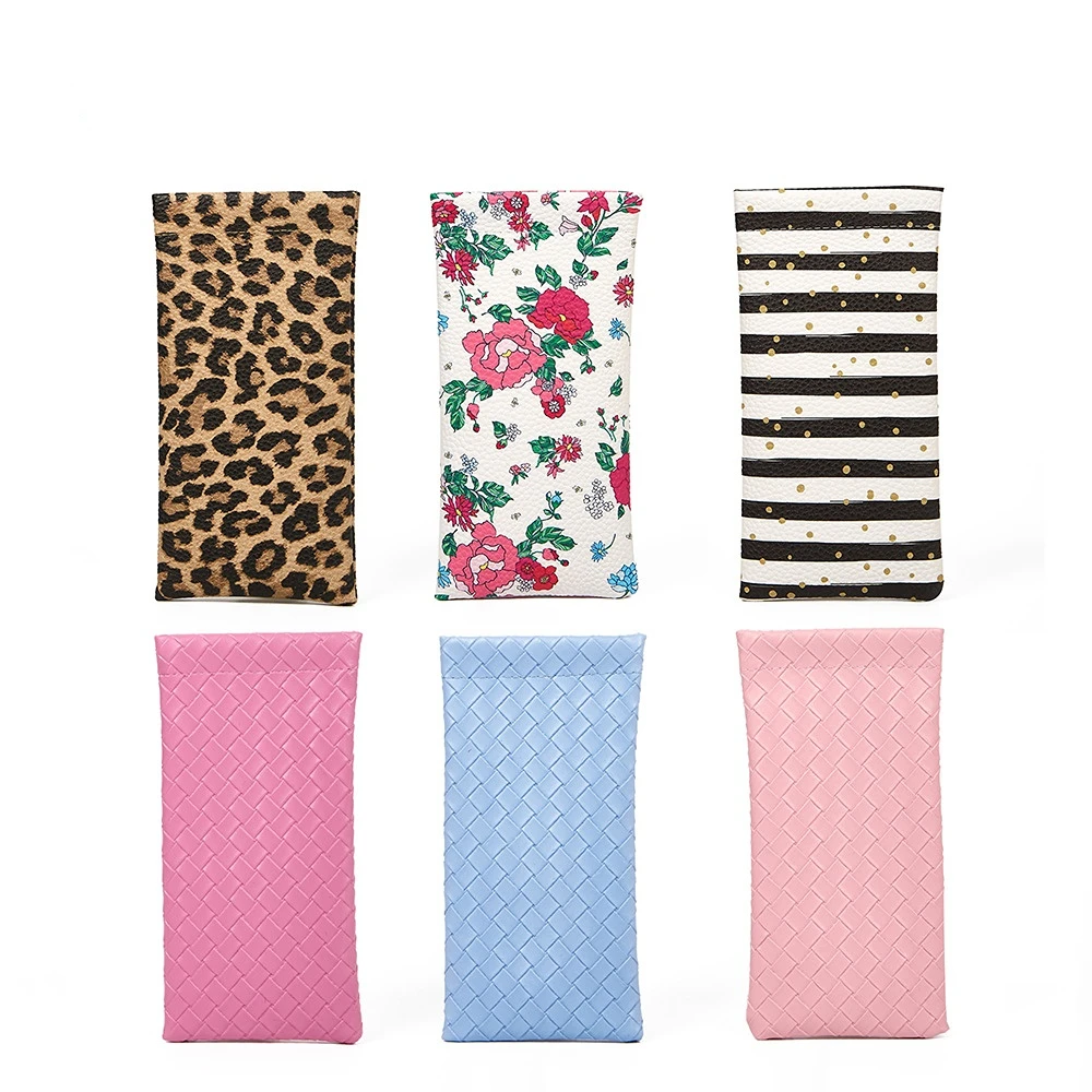 

Printing Flower Waterproof Scratch-proof Portable Glasses Pouch Eyeglasses Protector Container Bag Sunglasses Cases