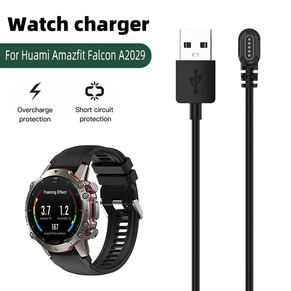 

For Huami Amazfit Falcon A2029 Watch Replacement Charging Cord with Data Transmission Smart Watch Chargers Cord Fast Charging