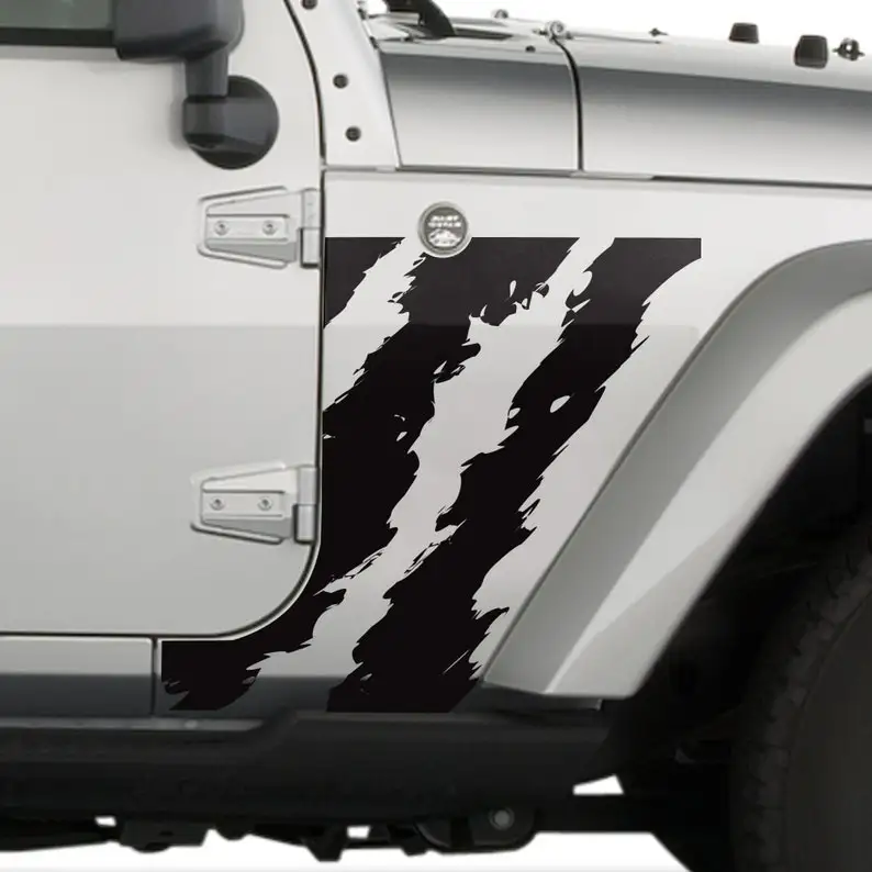 

Графическая наклейка на переднее крыло для Jeep Wrangler JK 2007-2017 Shred