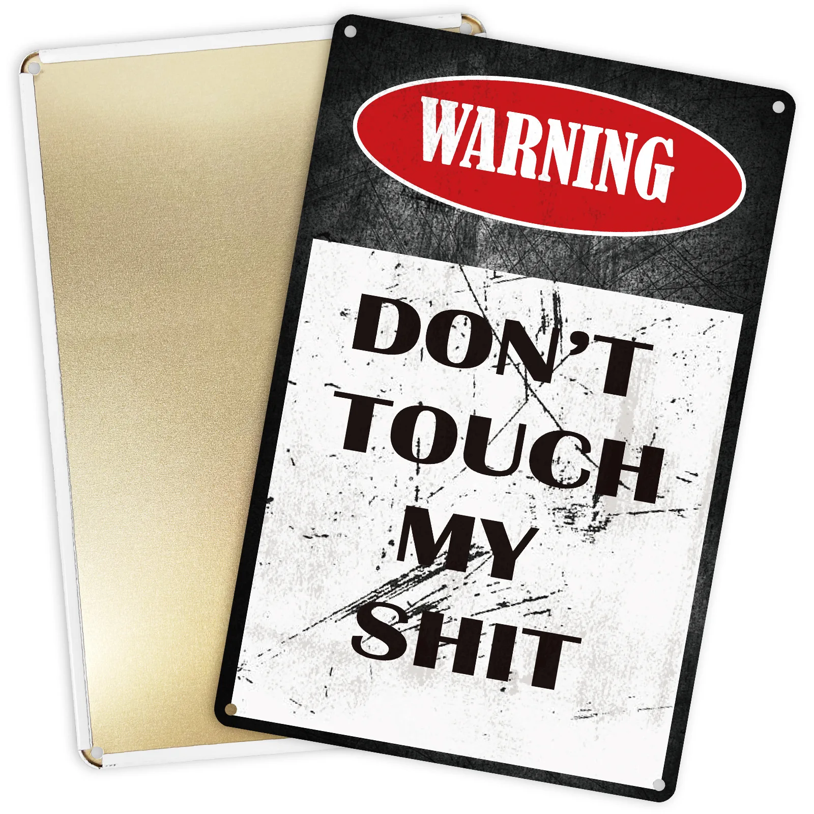 Винтажная жестяная картина Не трогай спринт изделия из металла украшение стены