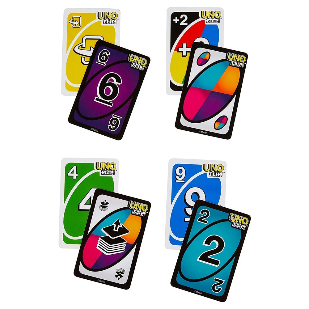 UNO FLIP! Games Family Funny Entertainment Board Game Fun Playing Cards Kids Toys Gift Box uno Card Children birthday gifts |