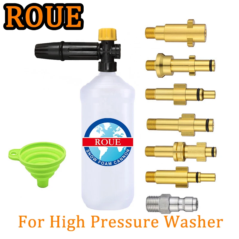 

ROUE Foam Generator For Washing Foam Cannon Foam Lance Foam Sprayer Foam Cleaner Manual Foam Generator for KARCHER/Elitech/LAVOR