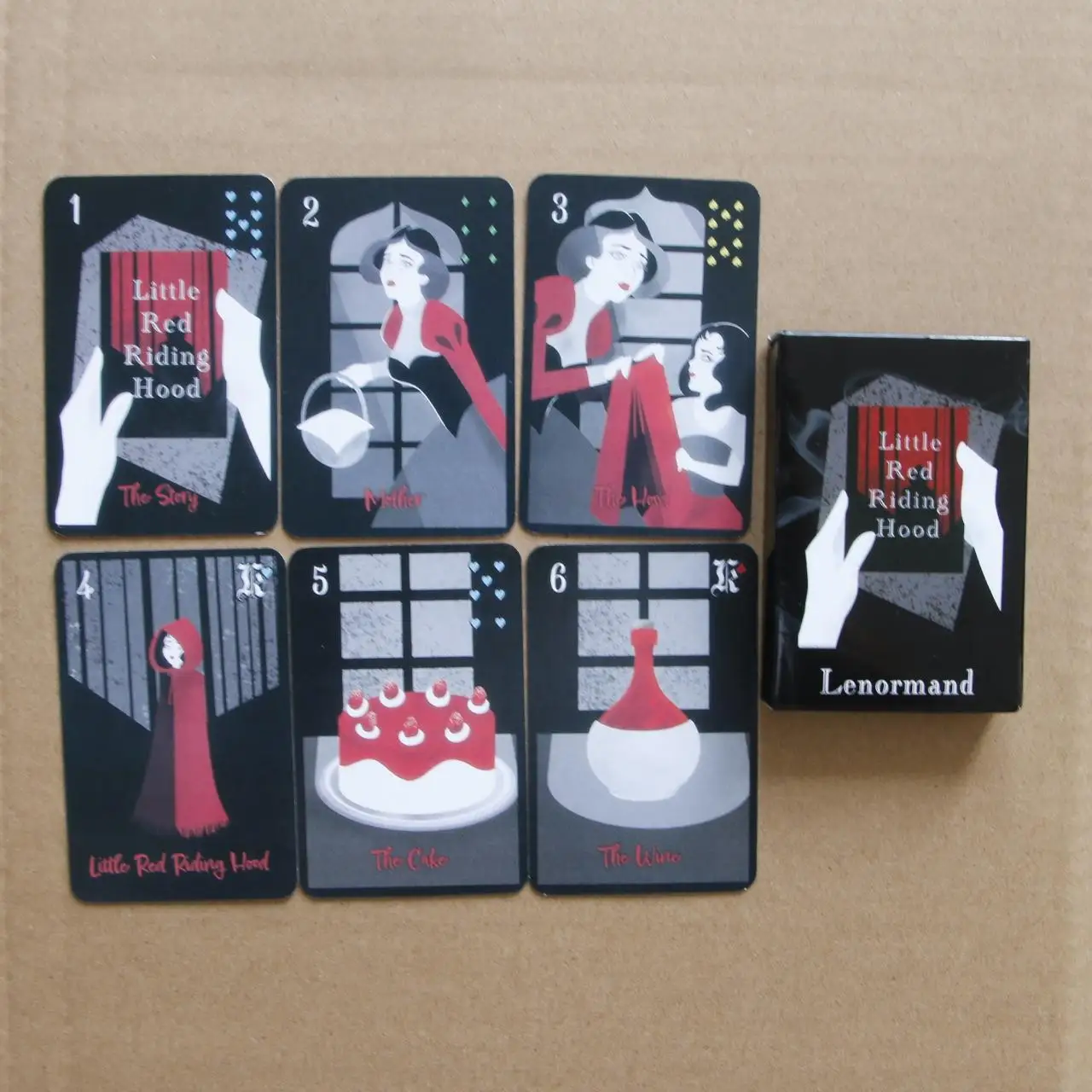 Lenormand Cards Little Red Riding Hood