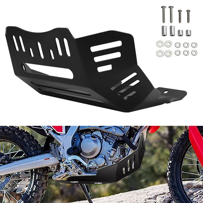 Motorcycle Accessories Under Engine Protection Cover For HONDA CRF300L CRF 300L Skid Plate Guard Chassis