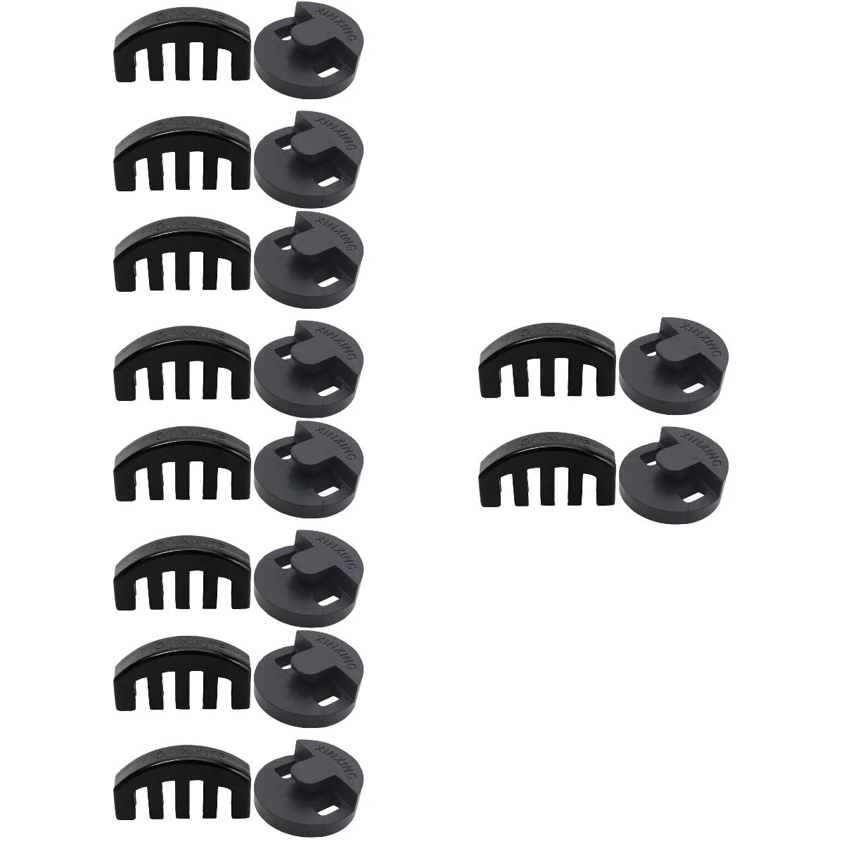 

20 шт., резиновые инструменты для скрипки