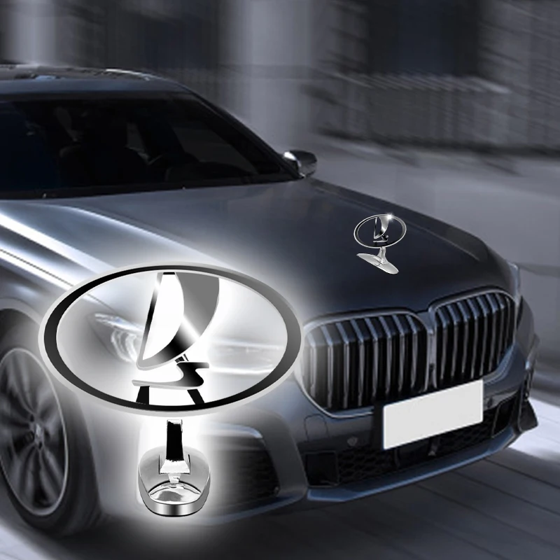 Автомобильные наклейки из цинкового сплава 1 шт. эмблема передней капота значок