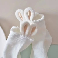 japanese women kawaii socks lolita cute rabbit ears sock cosplay cotton maid tube socking short socks accessories b1823 japanese