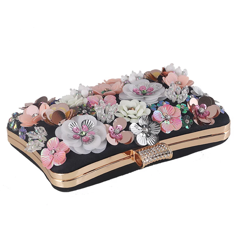 Alirattan новинка 2025 вечерняя сумка клатч с вышивкой модная одежда цветочным узором