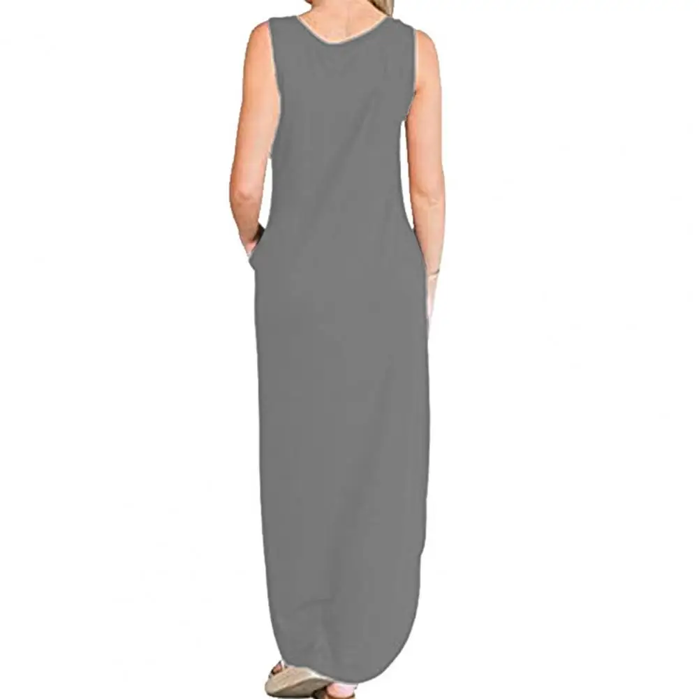 

Женское пляжное платье-макси свободного покроя