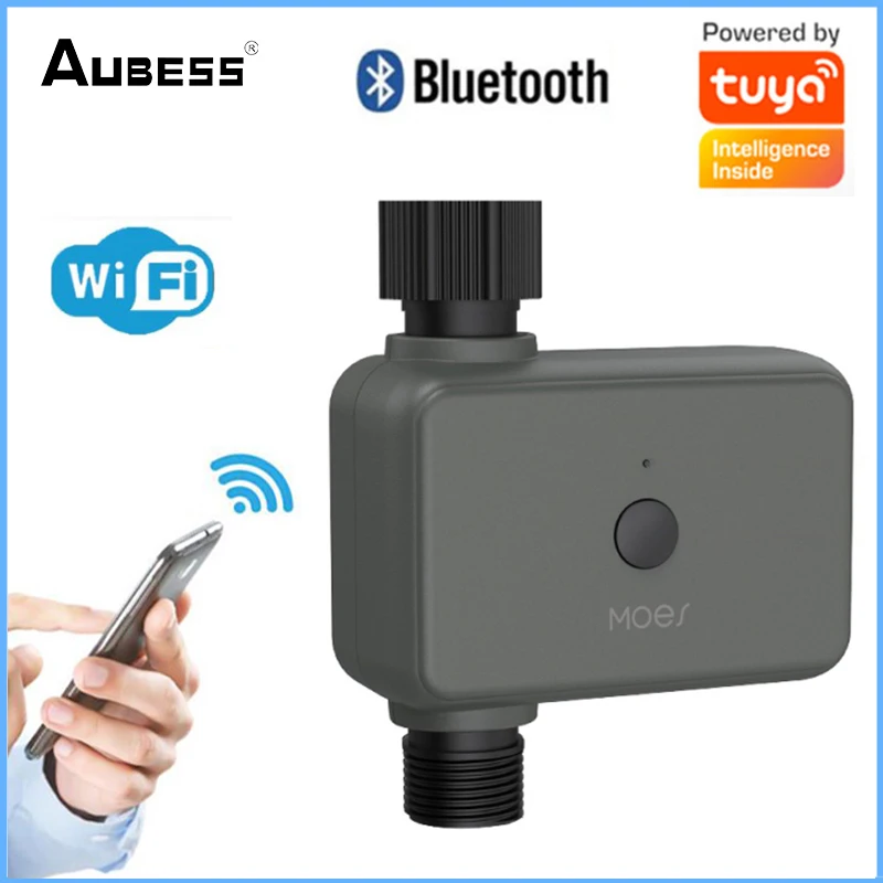

Smart Garden Watering Timer Bluetooth Automatic Drip Irrigation Controller Smart Water Valve Garden Watering System