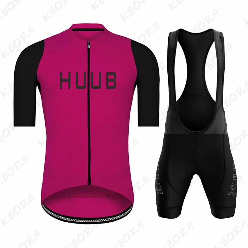 

2022 HUUB Men's Blue Cycling Clothes Suit Team Cycling Jersey Short Sleeve Cycling Clothing Summer Mountain Bike Sets