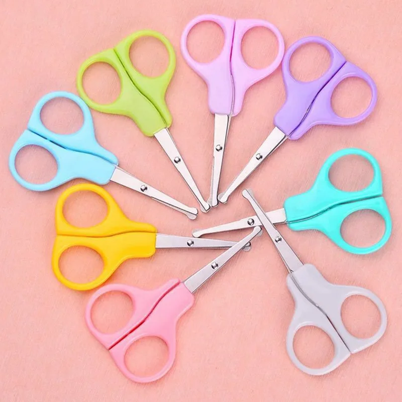 

Baby Special Nail Scissors Mini Manicure Cutter Kids Nail Care Clipper Portable Infant Healthcare Kits Nail Trimmer Scissor Tool