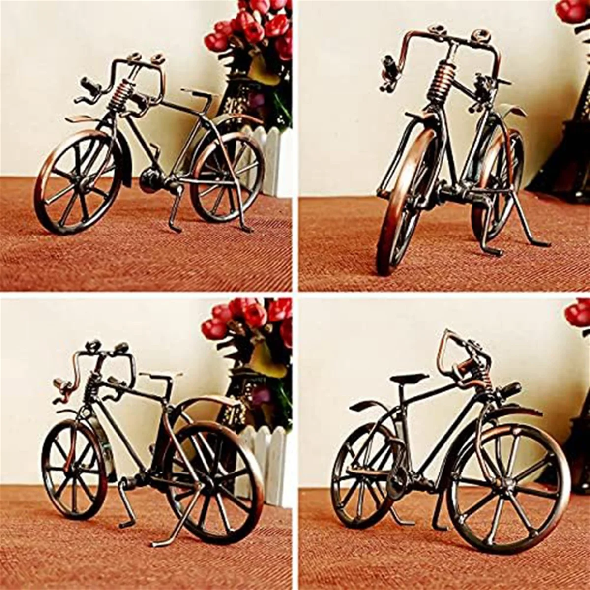 Железная модель велосипеда в стиле ретро металлические украшения для дома и