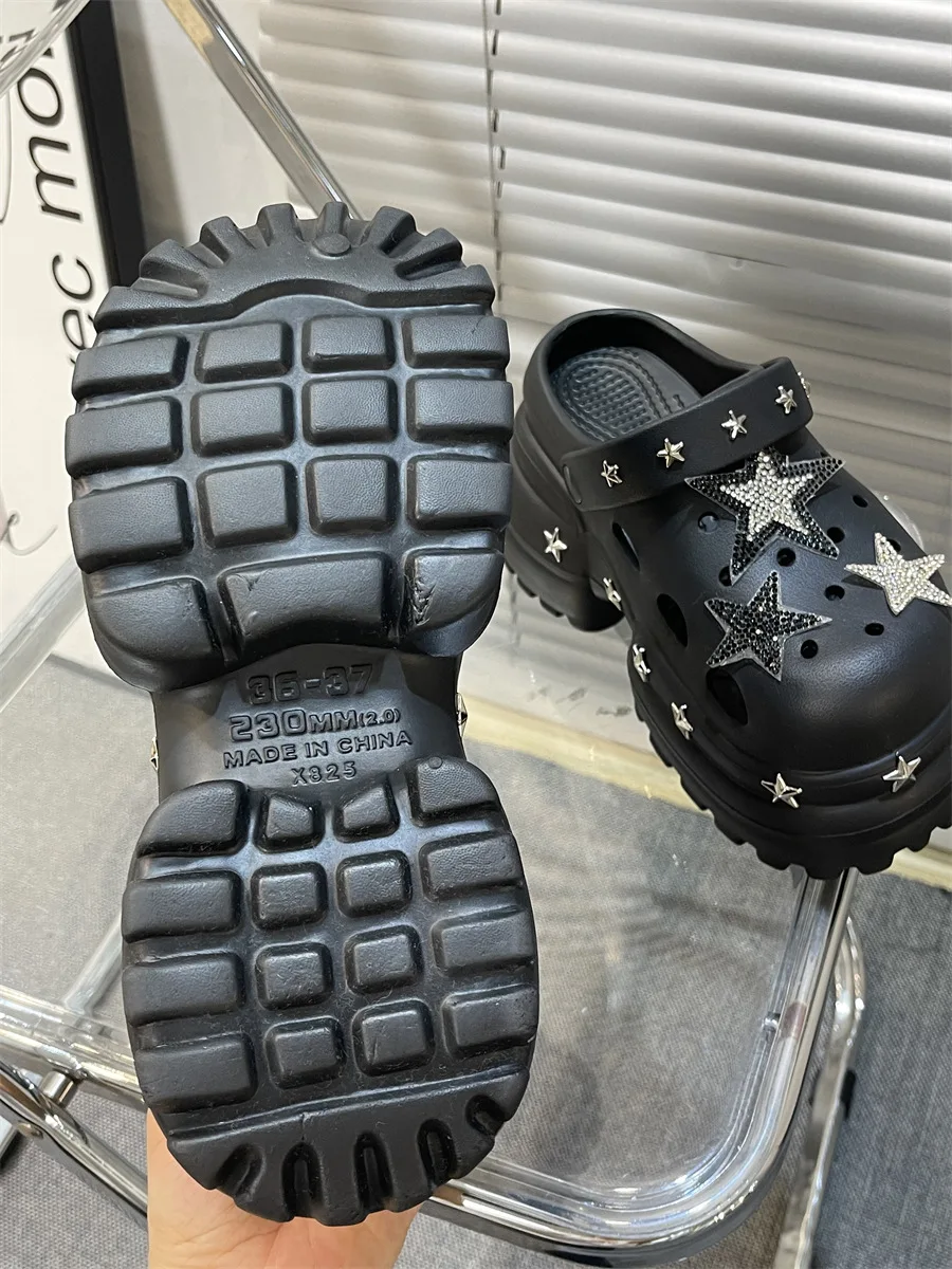 Женские летние сандалии на высоком каблуке 10 см