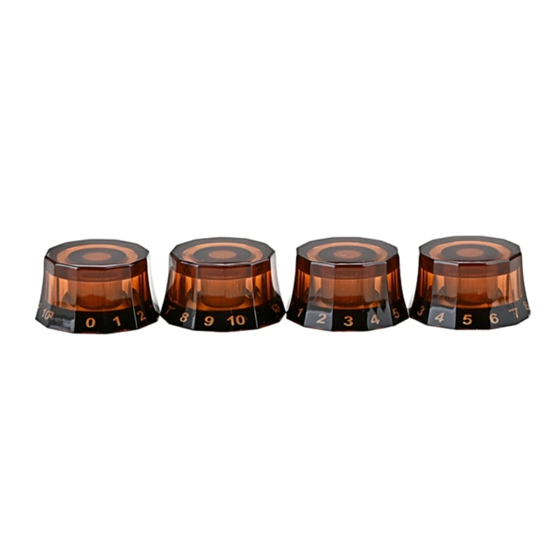 

4Pcs Guitar Potentiometer Control Knobs Electric Guitar Volume Tone Knobs for Electric Guitar Bass Sound Tuning Drop Shipping