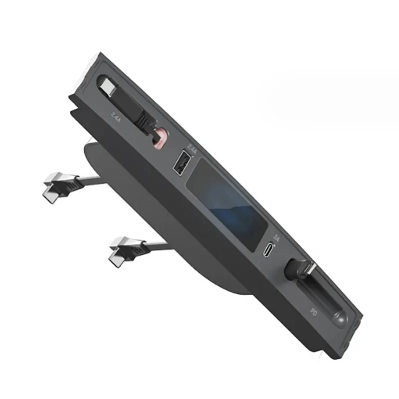 

USB Telescopic Hub Docking Station For Tesla Model 3 Y 2021-2023 Central Console Fast Charging Dual PD 27W Easy Install